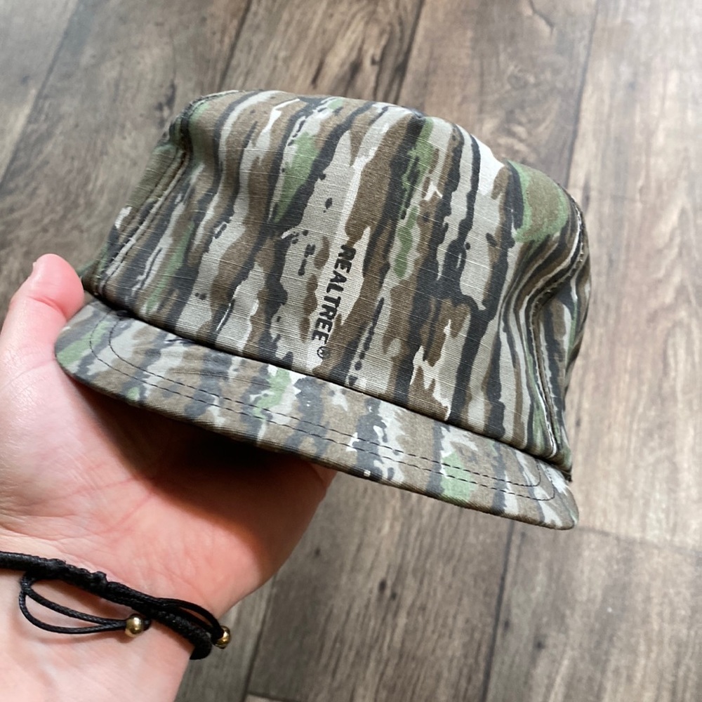 Vintage Short Brim Camo SnapBack